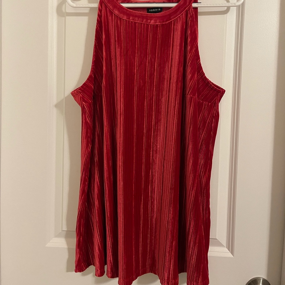 Red Velvet Top